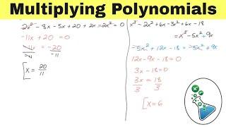 Practice with Multiplying Polynomials