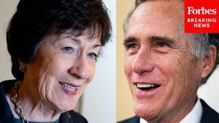 'I Can't Imagine The Senate Without Mitt Romney': Susan Collins Honors The Retiring Mitt Romney