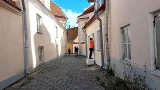 Tallin stare miasto Estonia