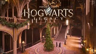 Christmas in Hogwarts Legacy  Relaxing Harry Potter Christmas Ambience & Music