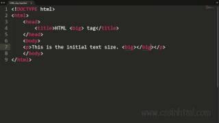 HTML big Tag