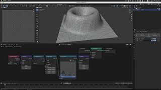 Radial Deformation - Geometry Nodes & UVs