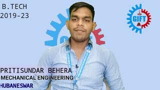 GIFT | E-RESUME | PRITISUNDAR BEHERA |B.TECH (MECH) |2023 BATCH