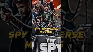 SPY UNIVERSE MOVIES  #shorts #youtubeshorts #bollywood #salmankhan #sharukhkhan #hrithikroshan