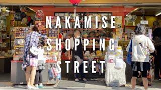 Nakamise Shopping Street: Must-Try Asakusa Street Food and Traditional Crafts -Japan [4K]