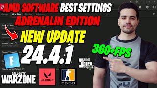 AMD Adrenalin Edition New update 24.4.1 (2024 FOR Best Setting Gaming)