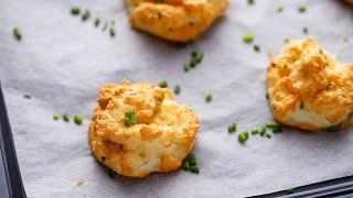 Keto Puffed Cheese Snacks [Low-Carb Popcorn Replacement]