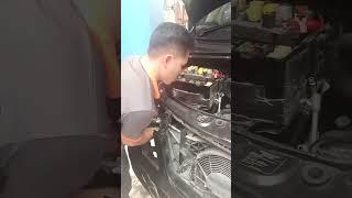 remove and install alternator Mercedes Benz viano engine v6