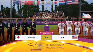 Highlights | Game 22 Japan vs USA| 2024 WBSC Women’s Softball World Cup - Finals