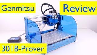 Sainsmart Genmitsu 3018-PROver CNC Router Review and Test(MDF, Acrylic and Aluminum)