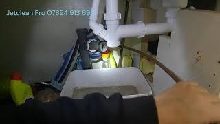 Satisfying Jet Cleaning Kitchen Sink Fat Unblock  (Plumber unable to do)