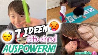 7 Ideen zum AUSPOWERN zu Hause | Bewegung | Spiele für Kinder | mamiblock