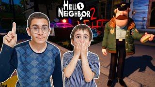 HELLO NEIGHBOR AMCANIN EVİNİ KORUYAN POLİSİN ANAHTARINI ALDIK!! HELLO NEİGHBOR 2 OYNUYORUZ