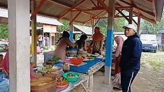 pasar tradisional desa pedalaman surganya kuliner desa,makanan desa