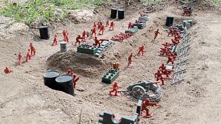 Army men:The trenches(red vs tan) plastic army men #stopmotion #am