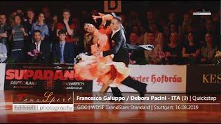 Francesco Galuppo / Debora Pacini - ITA | Swarovski WDSF GrandSlam Standard | Quickstep