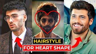 Best Hairstyles For Heart Shaped Face Male | heart face shape hairstyle | Best Haircut For Men 2023