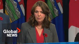 "Deranged vendetta": Alberta's Danielle Smith responds to Canada's oil and gas emissions cap | FULL