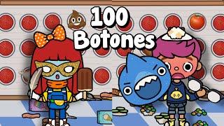 100 BOTONES MISTERIOSOS⁉️RETO EN FAMILIA‍‍‍|Toca Cam!|