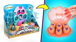 Süße Schlüpf-Party Hatchimals CollEGGtibles | Korallen-Schloss und Aquarium! ️