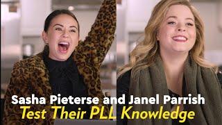 Sasha Pieterse and Janel Parrish Test Their Pretty Little Liars Knowledge | POPSUGAR Pop Quiz