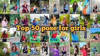 new style photo pose girl 2024 | girls photoshoot pose | photo poses for girls | girls sitting poses