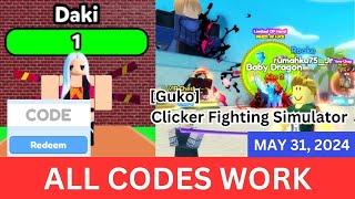 *All CODES WORK* Clicker Fighting Simulator ROBLOX, May 31, 2024
