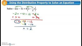 BIM Pre-Algebra 1-5 Equations with Variables on Both Sides