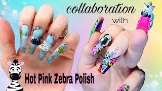 Collab with Hot Pink Zebra Polish | Black Swan Beauty