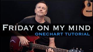 Friday on my mind The Easybeats guitar lesson tutorial [free tab]