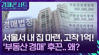 부동산 경매 물건 넘친다는데…투자 시 유의점은? [경제콘서트] / KBS  2024.11.20.