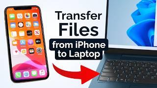 [3 Ways] How to Transfer Files from iPhone to PC 2024