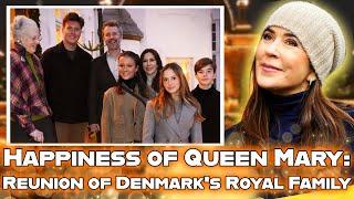 The Happiness of Queen Mary and King Frederik: The Reunion of Denmark's Royal Family at Christmas