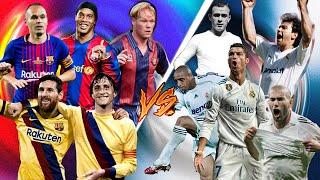 11 HISTÓRICO del Madrid VS 11 HISTÓRICO del Barça ¡Este sería el CAMPEÓN DEFINITIVO!