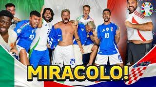 MIRACOLO!!!  CROAZIA 1-1 ITALIA  | LIVE REACTION ELITES HD