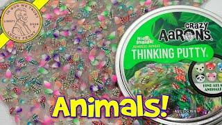 Crazy Aaron's Hide Inside Animals Jumbled Jungle Thinking Putty