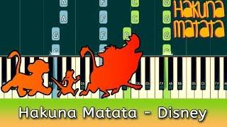 Hakuna Matata Piano Tutorial (with Chords & Notes)