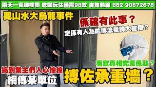 中山樓盤丨觀山水大烏龍事件丨網傳承重墻被搏搞得人心惶惶丨係確有其事定係有人別有用心誇大宣傳丨從業多年連係咪承重墻都分唔清？【cc中文字幕】