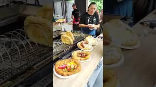 LANGOS - Hungarian popular Street Food