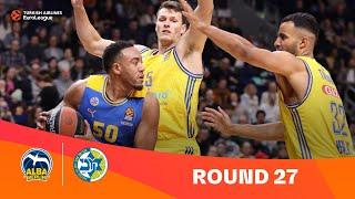 ALBA Berlin-Maccabi Playtika Tel Aviv | Round 27 Highlights | 2023-24 Turkish Airlines EuroLeague