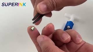 Remove and install OEM chip onto HP 218A 218X Toner