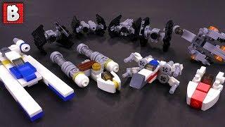 Complete LEGO Star Wars Rebel & Empire Fighters - Micro Builds