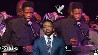 Video: Robot Boii’s speech at Mpho Sebeng memorial service that got everyone crying 