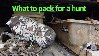 What to pack for an out-of-state hunt!
