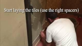 Wall Tile Installation