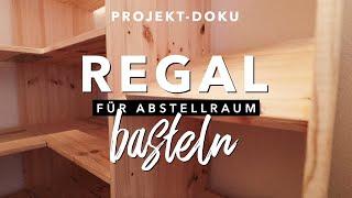 REGAL für Abstellraum basteln | BASTELN AT ITS BEST