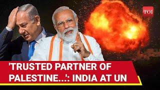 'Open To Gaza's Request For...': India's Bold Pro-Palestine Statement At UN As Israel Watches