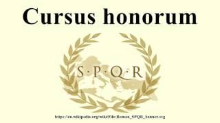 Cursus honorum