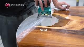 River table making resin