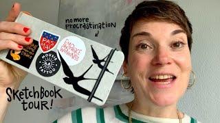 Sketchbook Tour | Overcoming Sketchbook Procrastination